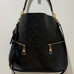 LOUIS VUITTON - Melie Empreinte Shoulder Bag/Tote, Black